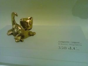 Gold cat